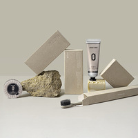 Kits d'articles de toilette écologiques et biodégradables pour chambres d'hôtel, ensemble d'articles de luxe 5 étoiles, trousse de toilette de voyage pour hôtel
