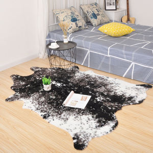 Natural Large Cowhide Cow Skin Leather Area Rug High Cow Hide Faux Fur Rug Cowhide Fur Rug for Living Room - Product Image 2
