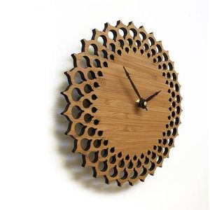 Premium Handmade Wooden <b>Wall</b> <b>Clock</b> Natural Wood Grain Round Hanging <b>Clock</b> for Living Room Bedroom Office <b>Wall</b> <b>Decor</b> Gift Item - Product Image 1