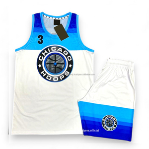 Conjunto de 2 Piezas de Camisetas de Baloncesto para Adultos, Unisex, Ropa Deportiva para Exteriores, Uniforme de Baloncesto sin Mangas, 100% Poliéster de Secado Rápido - Product Image 5