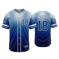 Maillot de baseball vintage à rayures fines, manches courtes, imprimé, en maille respirante, polyester, uniforme pour ligues de baseball amateur