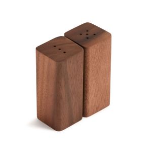 Salero y pimentero de lujo, salero de madera hecho a mano, juego de sal y pimienta, decoración moderna para cocina, accesorio rústico para mesa, de madera. - Product Image 4