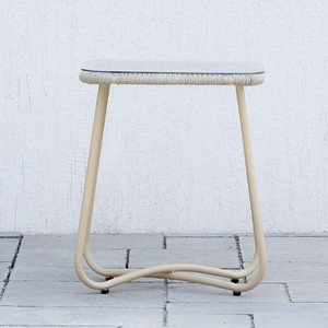 Modern Minimalist Rattan Outdoor <b>Garden</b> <b>Set</b> <b>2</b> <b>Seater</b> Steel Frame Weather Resistant Eco-Friendly Farmhouse Park Patio Furniture - Product Image 3