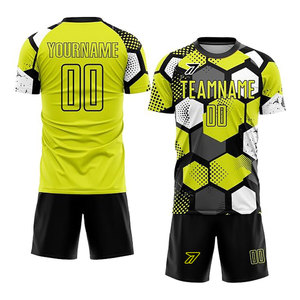 Oversized Soccer Uniform Men Adult Streetwear Style Breathable Custom Number Name Logo Design Wholesale - Product Image 1