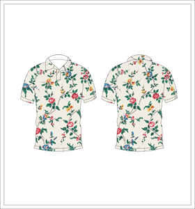 เสื้อโปโลพิมพ์ลายดอกไม้สไตล์วินเทจสำหรับผู้ชาย แขนสั้นลำลอง แฟชั่นฤดูร้อน เหมาะสำหรับเล่นกอล์ฟและชายหาด ระบายอากาศได้ดี น้ำหนักเบา - Product Image 6