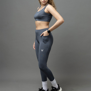 Conjunto Deportivo de Alta Calidad para Entrenamiento, Leggings de Cintura Alta, Camiseta de Manga Larga, Ropa Deportiva para Gimnasio, Ropa Deportiva para Mujer, Conjunto de Yoga - Product Image 3