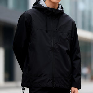 Chaquetas cortavientos personalizadas al por mayor para hombre, chaquetas cortavientos de nailon impermeables y resistentes al viento de alta calidad. - Product Image 2