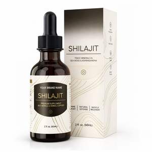 มีจำหน่ายสำหรับ OEM และการจัดหาแบบ B2B จำนวนมากจากผู้ผลิตที่ได้รับการรับรองมาตรฐาน GMP ผลิตภัณฑ์เสริมอาหารชิลลาจิตเหลวจากเทือกเขาหิมาลัยที่มีแร่ธาตุธรรมชาติ - Product Image 1