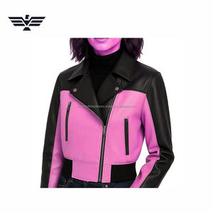 Chaqueta de Cuero Premium Personalizada para Hombre, Estilo Motero |   Chaqueta de Motociclismo Roja y Negra con Cinturón |   300g Para Todas las Estaciones - Product Image 5
