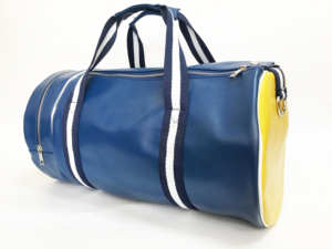 Bolsa Deportiva Unisex de Poliéster de Color Sólido, Negra y Naranja, con Cierre de Cremallera, Asa Suave, Estilo Casual, Correa Ajustable, 40-55L - Product Image 4
