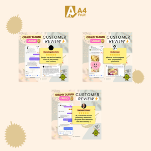 ทุเรียนไทยชิ้นพรีเมียม คุณภาพส่งออก พร้อมส่ง ทุเรียนสดคุณภาพพรีเมียมจากไทย ทุเรียนมุนทอง เนื้อนุ่ม 500 กรัม 14 วัน - Product Image 4