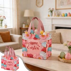 Bolsa de Regalo de Plástico Termosellada, Personalizada para Pascua, Colorida, de Tela No Tejida, con Impresión de Serigrafía Personalizada, OEM/ODM en Vietnam - Product Image 6