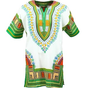 Chemises Dashiki africaines à la mode, manches courtes, broderie imprimée, coton, T-shirts Dashiki africains, imprimé floral, T-shirt Dashiki tribal - Product Image 4