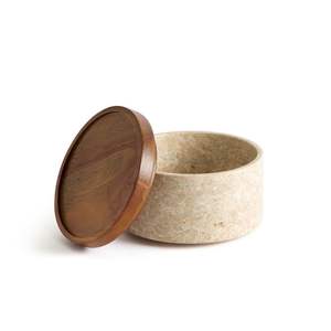 Tarro Redondo de Mármol con Tapa, Contenedor Moderno de Piedra para Sala de Estar u Oficina, Caja Decorativa para Guardar Joyas, Idea de Regalo - Product Image 5