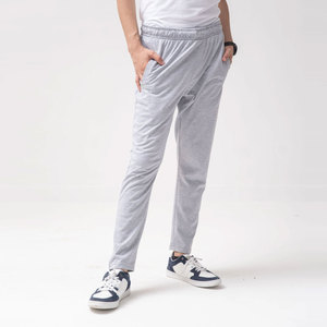 Pantalones Deportivos para Hombre, Color Gris Claro, Lavado Ácido, 100% Algodón |   Pantalones Deportivos Casuales con Bolsillos Laterales |   Ropa Deportiva de Corte Ajustado |   OEM ODM Venta al por Mayor - Product Image 1