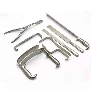 Ensemble d'instruments chirurgicaux pour la chirurgie des fessiers, 9 pièces, acier inoxydable allemand de haute qualité, outils chirurgicaux manuels réutilisables, kit pour usage clinique - Product Image 4