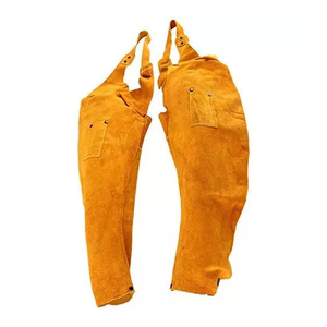 Manches de soudage en cuir personnalisées, résistantes à la chaleur et anti-coupure, conçues pour la sécurité, disponibles à prix de gros - Product Image 1