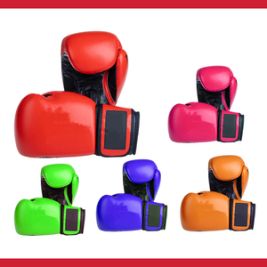 Gants de boxe professionnels disponibles en PU et cuir, fabricant d'équipements et de gants de boxe sur mesure, Sialkot, Pakistan - Product Image 2
