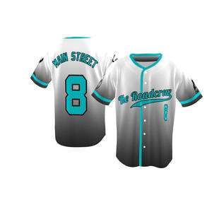 Maillot de baseball personnalisé en gros, impression par sublimation, maillot de baseball universitaire, maillot de softball professionnel - Product Image 2