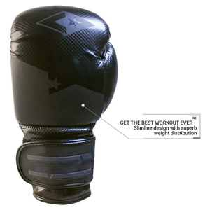 Guantes de Boxeo Profesionales al por Mayor, de Cuero PU, con Logotipo Personalizado Impreso, los Más Vendidos, para Adultos, 6oz, Hechos en Pakistán - Product Image 2