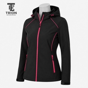 Veste softshell imperméable pour femme, tissu coupe-vent, coupe confortable et chaude, capuche ajustable, idéale pour la randonnée, le camping et les voyages - Product Image 5