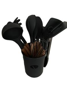Cuillère spatule avec et support ustensiles de cuisine cuillère de cuisine naturelle pour la meilleure cuillère en résine spacturla qualité en bois - Product Image 1