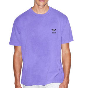 T-shirt pour homme à manches courtes, coupe ample, respirant, léger, prix bas, vente chaude, 100% coton, imprimé. - Product Image 1