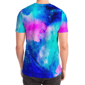 T-shirts pour hommes à col rond avec impression par sublimation de logo personnalisé sur le devant - Séchage rapide, respirant, manches courtes, coupe classique - Product Image 2