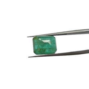 Émeraude octogonale verte de 5,60 carats provenant de Zambie, pierre précieuse brute, rapport Ratti 6,25 - Product Image 5