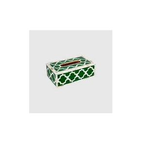 Porte-serviettes en bois et os incrustés, design nouveau, taille personnalisée, forme carrée, par blossom craft india - Product Image 1