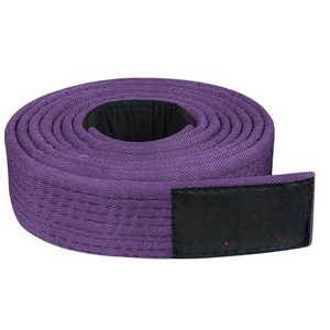 Cinturón de Karate Morado 100% Algodón, Duradero, Unisex, para Adultos, para Artes Marciales, Teñido Liso - Product Image 5