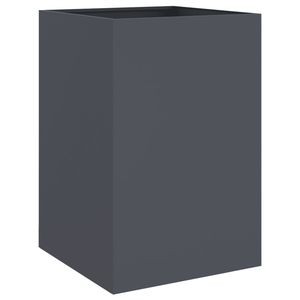 Maceta Resistente de Acero Laminado en Frío Color Antracita, 20.5x18.9x29.5 Pulgadas, Macetas y Jardineras - Product Image 6