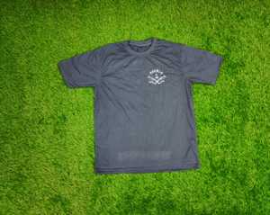 T-shirt court de luxe unisexe 100% coton lourd et en vrac logo brodé couleur unie style décontracté pour hommes - Product Image 3