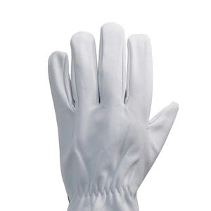 Guantes de Conductor de Cuero Vacuno Resistentes al Desgaste y a las Perforaciones con Puños Ajustables - Product Image 6