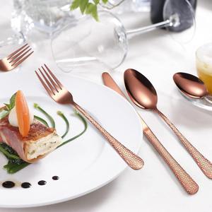 Ensemble de couverts couleur cuivre en acier inoxydable avec finition polie miroir Couverts parfaits pour ustensiles de cuisine Mariage et salle à manger - Product Image 4