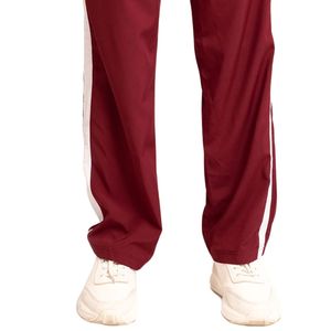 Men's Burgundy Jogger Pants Casual Sweatpants <b>Elastic</b> <b>Waist</b> Drawstring Sports Training Track <b>Trousers</b> Wholesale - Product Image 3