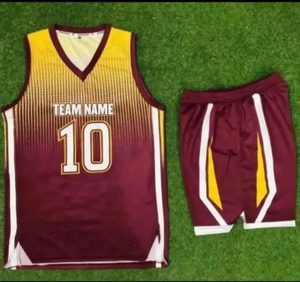 Uniforme de Baloncesto para Hombres y Jóvenes Adultos, 100% Poliéster y Spandex, Ropa Deportiva, Conjunto de Camiseta y Pantalones Cortos - Product Image 6