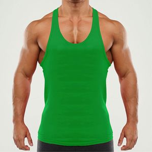 Débardeur en maille tricotée en polyester personnalisé pour la musculation et le fitness masculin, broderie, séchage rapide, étiquettes personnalisées - Product Image 2