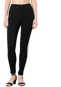 Pantalón de chándal de alta calidad para mujer, transpirable, ajustado, rayas laterales, tela de rizo francés - Product Image 2