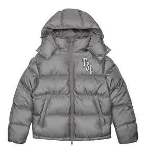 Blouson matelassé réfléchissant et imperméable pour homme, coupe-vent, à capuche, en toile épaisse, séchage rapide, style streetwear hiver - Product Image 3