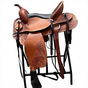 Silla de Montar a Caballo Occidental Personalizada al por Mayor – Cuero Premium, Diseño Ligero e Inteligente, Hecha en Uttar Pradesh, India - Product Image 2