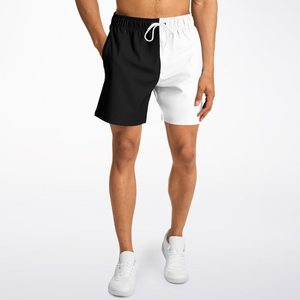 Pantalones Cortos Deportivos Profesionales para Hombre, 100% Poliéster, Sólidos, Casuales, Ligeros, de Cintura Alta, Transpirables y de Secado Rápido - Product Image 4