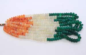 Cuentas Redondas de Calcedonia Natural AAA de 8-10 mm, Cuentas Redondas de Calcedonia Disco de 16 Pulgadas, Cuentas Redondas de Calcedonia Lisas - Product Image 4