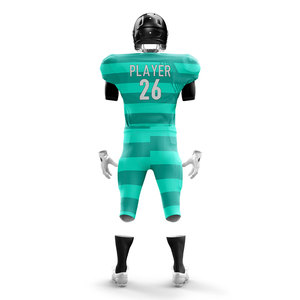 Ensemble d'uniformes de football américain personnalisés pour adultes, jeunes et hommes, grande taille, respirant, antibactérien, séchage rapide, évacuation de l'humidité - Product Image 6