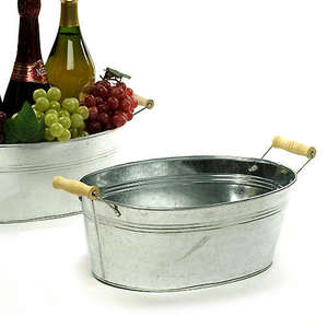 Worldwide Selling High on Demand Powder Coated <b>Galvanized</b> Metal Flower Pot for Outdoor Home Garden and Nursery Decor - Product Image 1