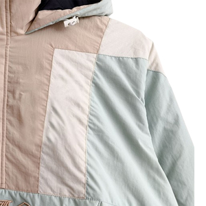 Wholesale Fitness Training Apparel Supplier Street Style Fashion Pullover Jackets Sporty Anorak Color Block Windbreaker For Men - Product Image 4