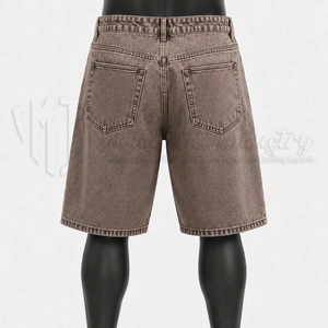 Shorts en jean baggy personnalisés pour hommes, style streetwear - Product Image 2