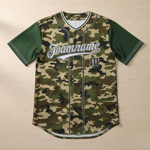 Maillots de baseball unisexes personnalisés vierges, options de logo par transfert thermique ou broderie, ensemble de maillots de softball 100 % polyester, toutes saisons - Product Image 4