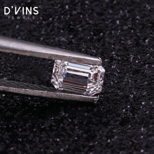 Diamantes Sueltos Cultivados en Laboratorio, Corte Esmeralda, Color D, Claridad VS, HPHT, 2 Quilates, de D'vins Jewels Redoors, para Joyería, en Oferta, Surat - Product Image 6