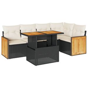 Garden <b>Sofa</b> <b>Set</b> With Cushions Outdoor Furniture Rattan Waterproof Contemporary Design For Garden Use - Product Image 2